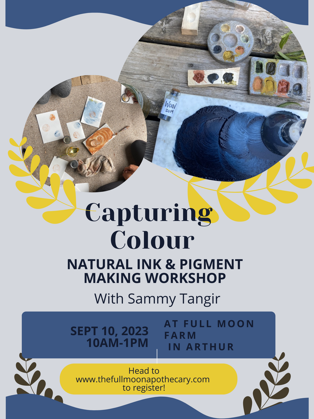 Capture Colour: Natural Ink & Pigment Making Workshop