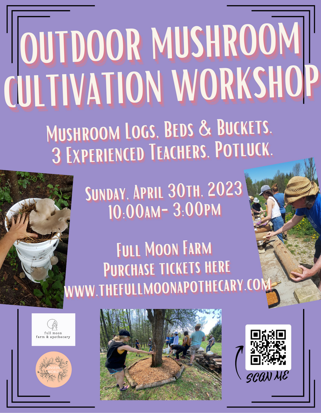 Outdoor Mushroom Cultivation Workshop