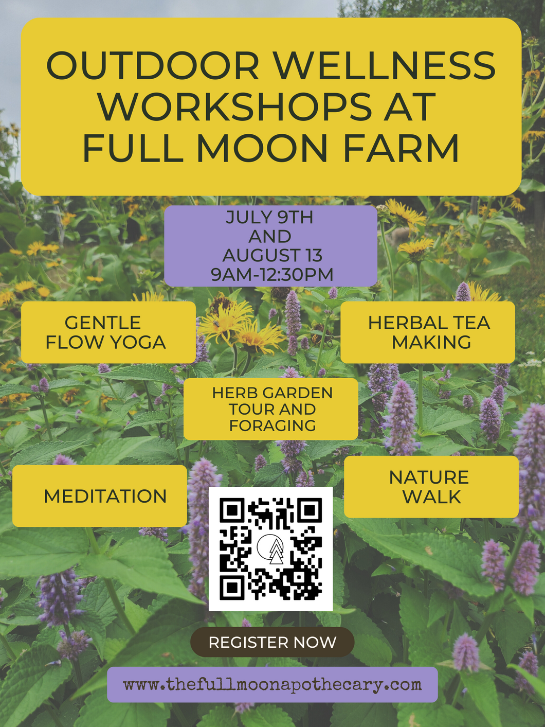Outdoor Wellness Workshop - Aug 13
